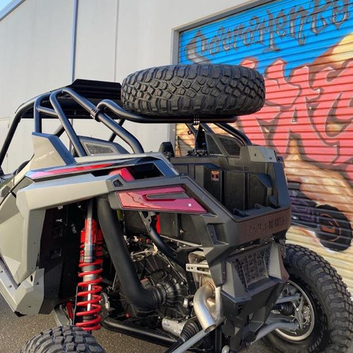 Polaris RZR Turbo R 2-Seat Dual Clamp Spare Tire Mount